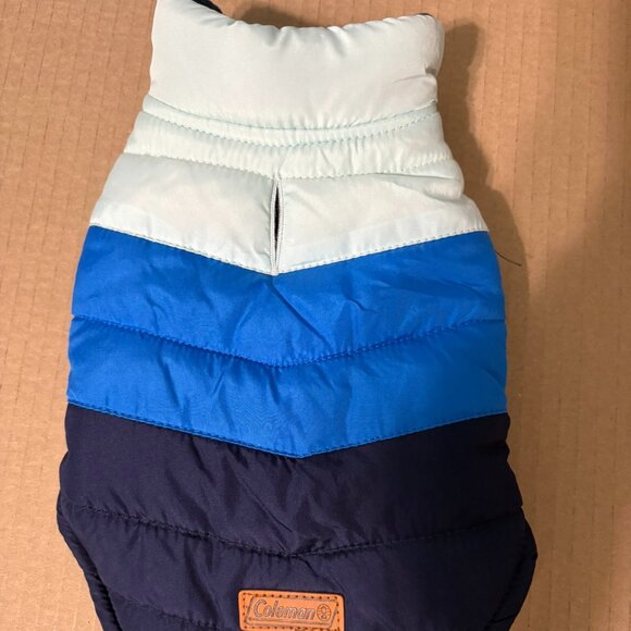 Coleman Chevron Puffer Dog Jacket - Picture 1 of 9